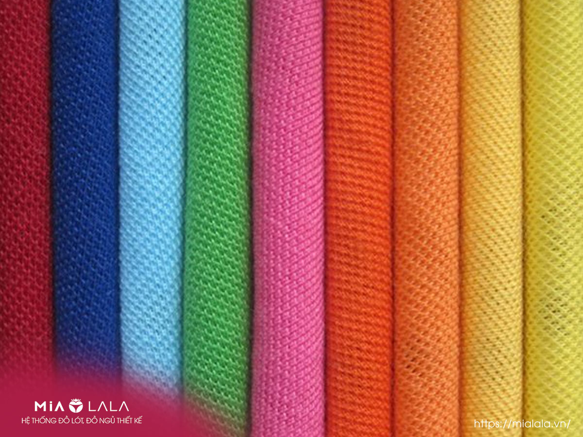 Chất vải này  thường có tỷ lệ sợi cotton thấp hơn so với các loại vải thun thông thường