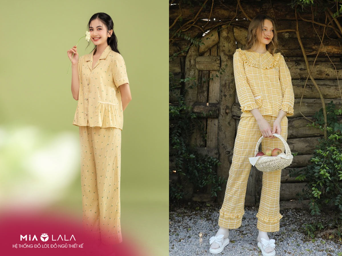 2 mẫu homewear trong 2 BST “Có em là Đông ấm” và “Nắng hạ” thiết kế độc quyền bởi Mialala