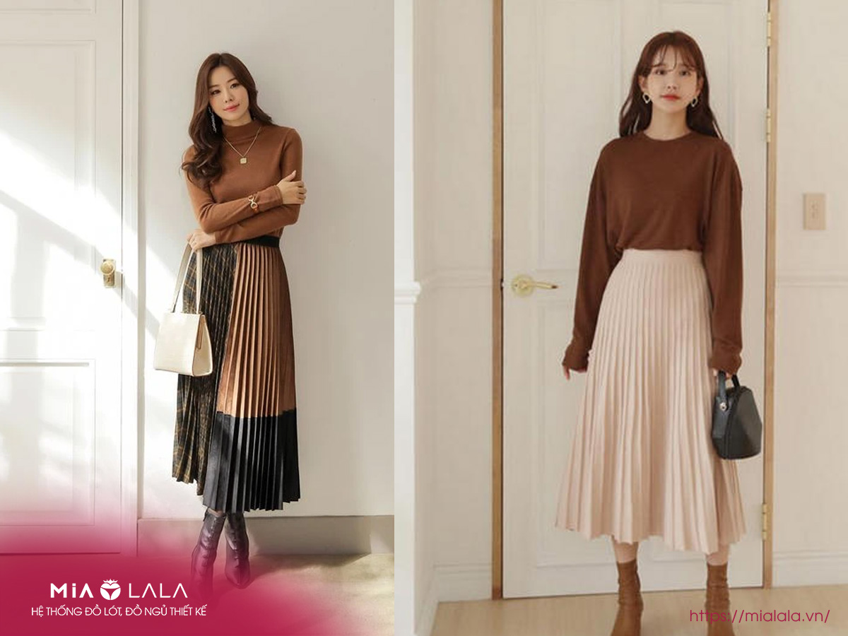 5 công thức mix đồ với chân váy mùa đông xinh hết nấc  WHIKOREA  Thương  hiệu chăm sóc cao cấp đến từ Hàn Quốc
