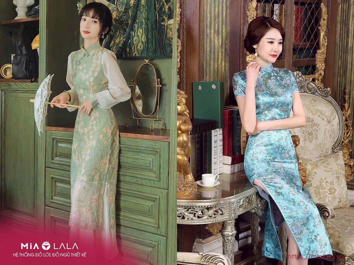 Gợi ý 8 loại váy sườn xám cách Tân Trung Quốc phổ biến hiện nay  Xuất Nhập  Khẩu