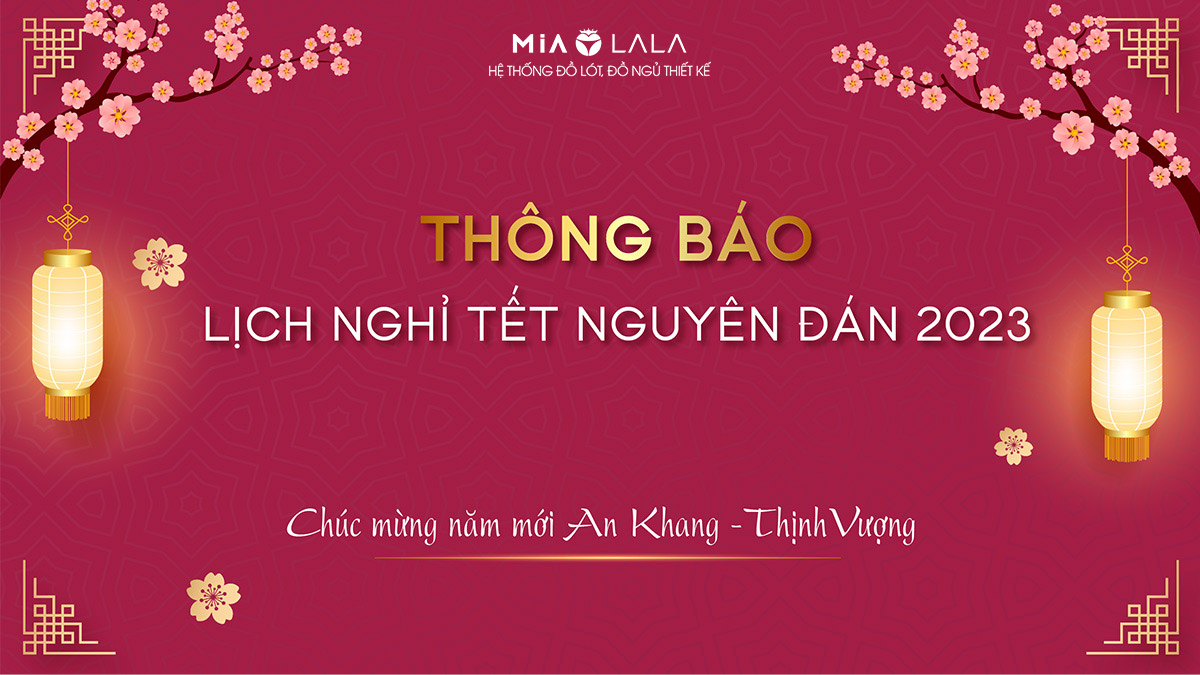 Thông báo lịch nghỉ Tết Nguyên Đán 2023
