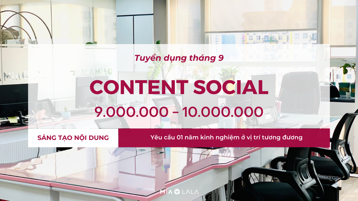 Tuyển dụng nhân viên content social