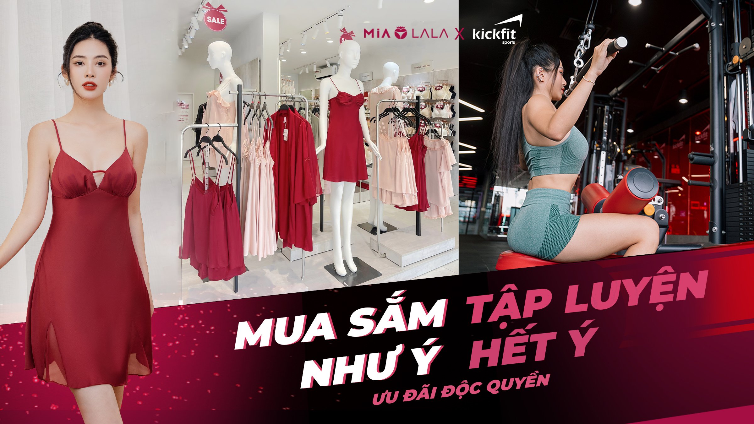 Mialala & Kickfit Sports: Mua sắm như ý - Tập luyện miễn phí