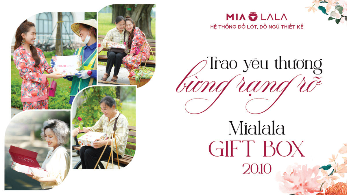 Mialala Gift Box - Quà tặng 20/10 trao yêu thương, bừng rạng rỡ