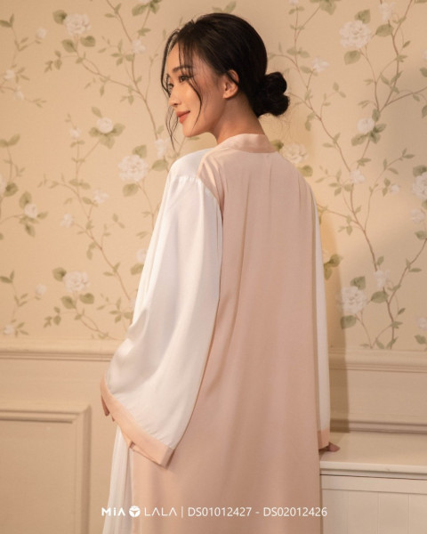 Áo choàng ngủ lụa DS01012427