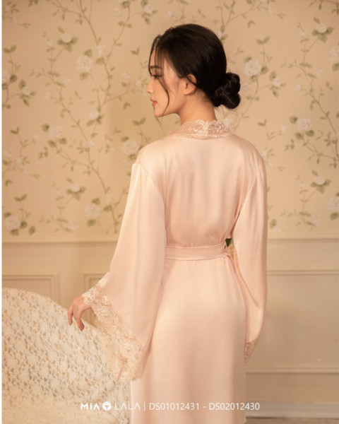 Áo choàng ngủ lụa DS01012431