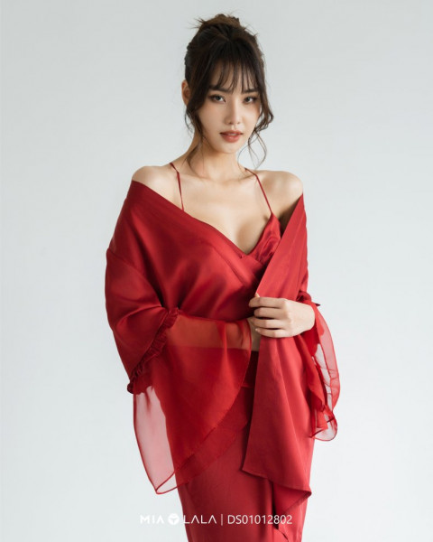 Áo choàng ngủ lụa DS01012802