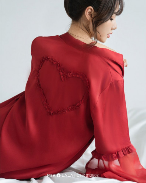 Áo choàng ngủ lụa DS01012802