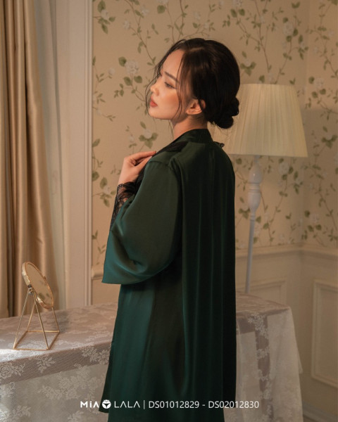 Áo choàng ngủ lụa DS01012829