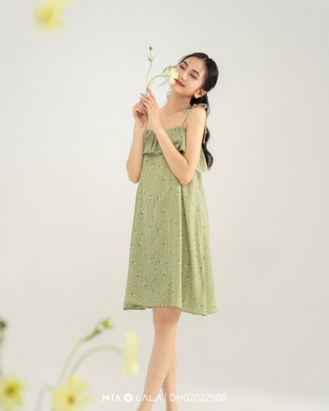 Váy mặc nhà vải thô DH02022908