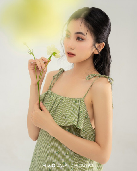 Váy mặc nhà vải thô DH02022908
