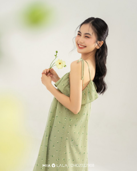 Váy mặc nhà vải thô DH02022908