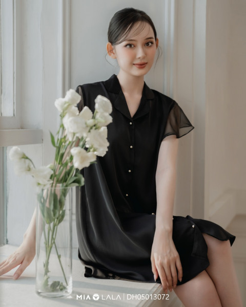 Váy mặc nhà lụa DH05013072