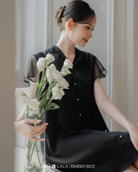 Váy mặc nhà lụa DH05013072