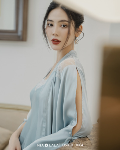 Áo choàng ngủ lụa DS01013064