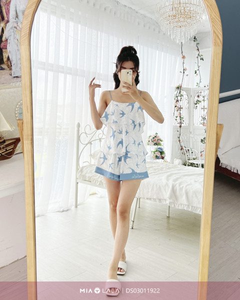 Bộ đồ ngủ lụa DS03011922