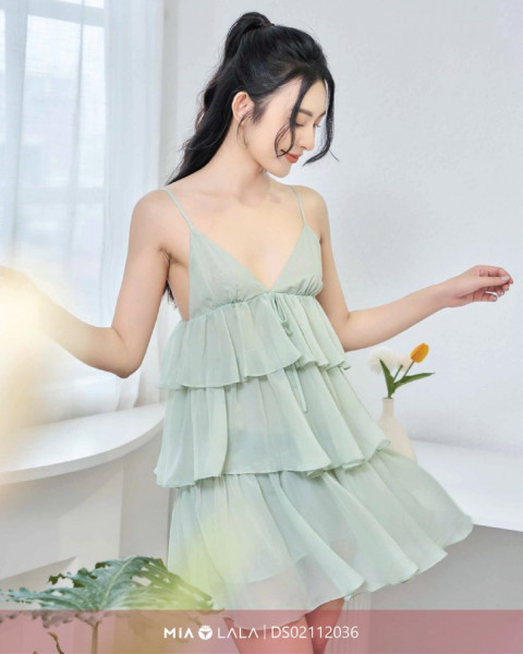 Váy ngủ tơ mềm DS02112036