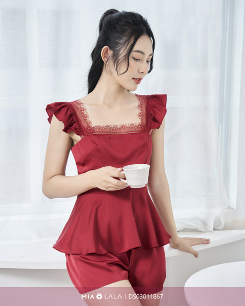 Bộ đồ ngủ lụa DS03011867