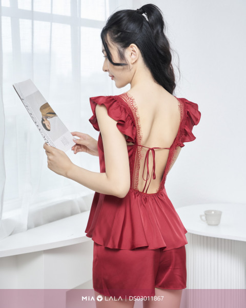 Bộ đồ ngủ lụa DS03011867