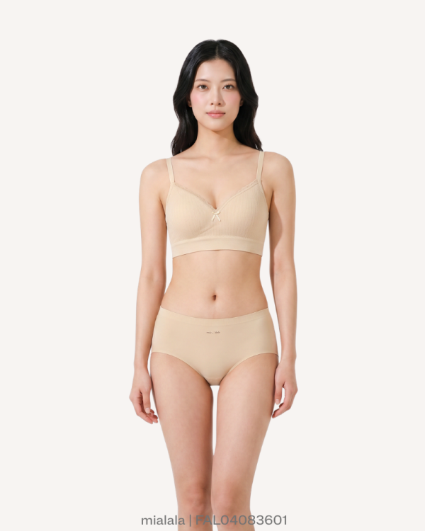  Áo Ngực Cotton Không Gọng Mềm Mại Đệm Mỏng 0.5cm 