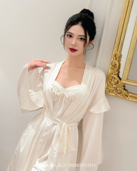 Áo choàng ngủ lụa DDN02013513