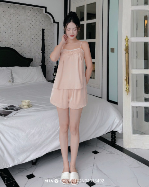 Bộ đồ ngủ lụa DDN04013492