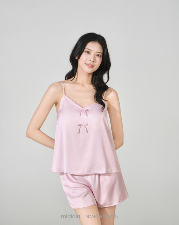 Đồ Ngủ ADQN Chất Lụa Mềm Có Sẵn Mút Ngực 