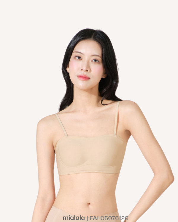Áo Quây Su Lạnh Chống Tụt Không Viền Đệm Mỏng 1cm 