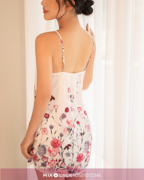 Set áo choàng ngủ lụa DS01012345