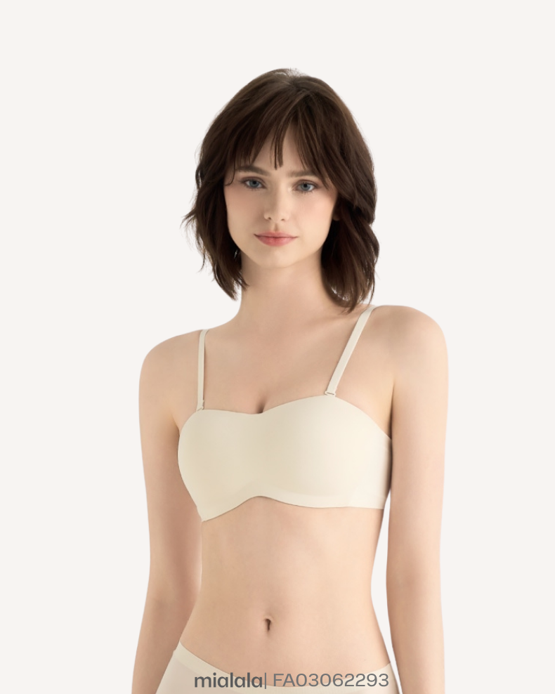 Áo Quây Su Lạnh Chống Tụt Không Viền Đệm Mỏng 0.5cm 